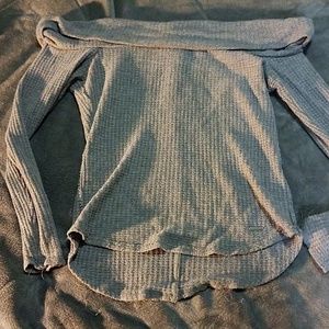 Hollister thermal off the shoulder top